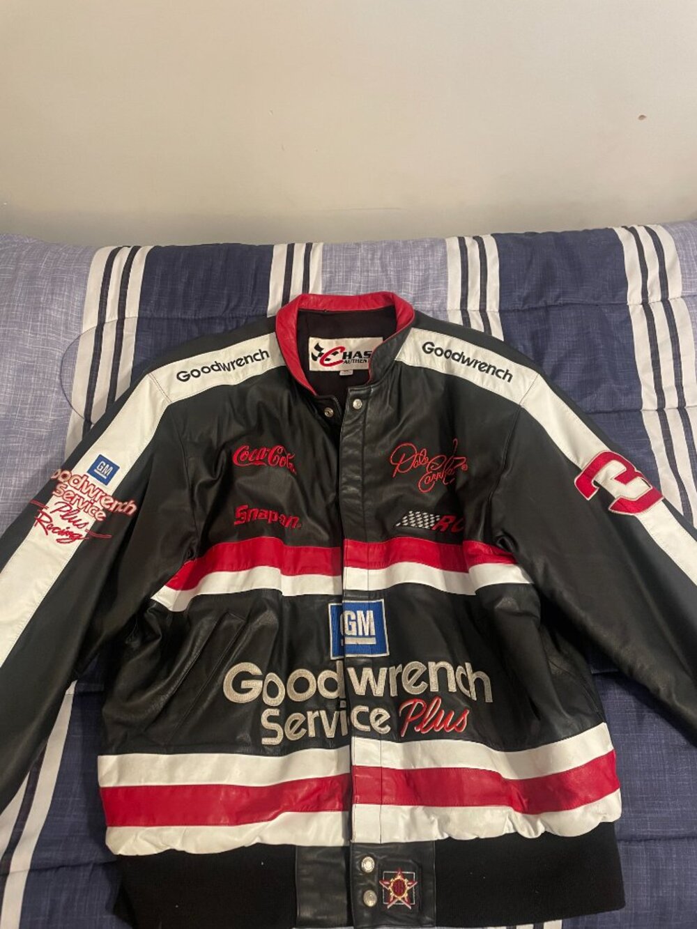 Leather Racing Jacket.